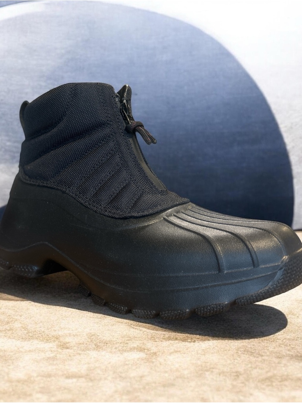 NWT Sperry Duck Float Zip Black Waterproof Duck Boots Women’s 8